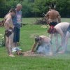 Smoking Ceremony at Gulguer, Bents Basin, 2011